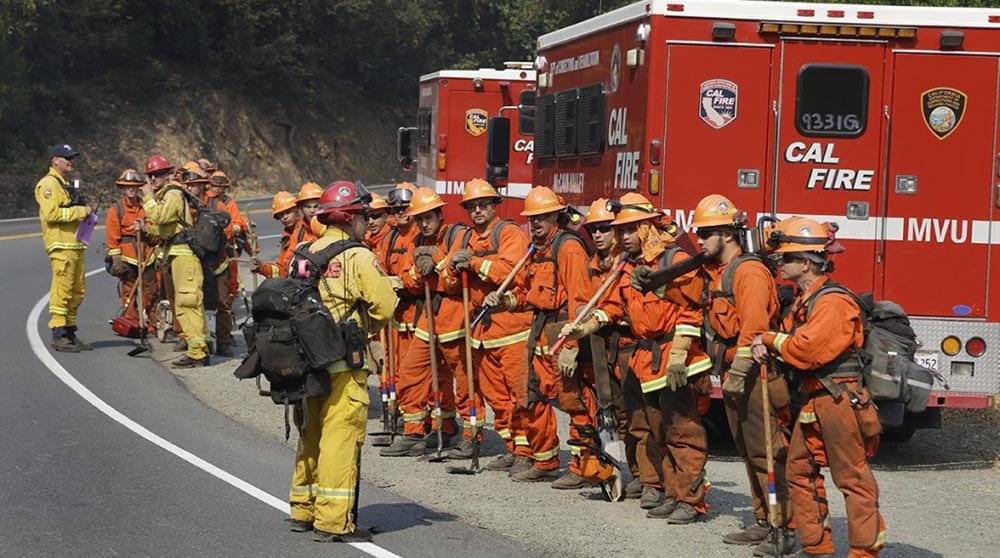 California Paying Inmates $1 An Hour To Fight Fires Banner Image