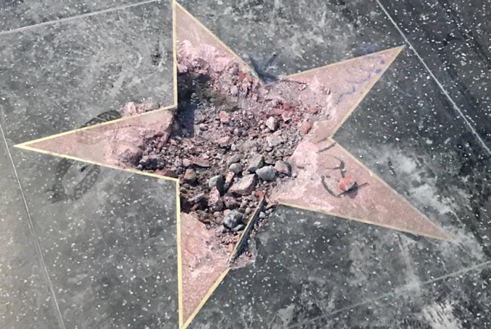 President Trump’s Hollywood Star Destroyed Banner Image