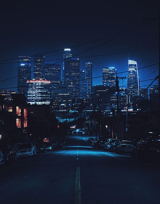 Los Angeles at Night Image